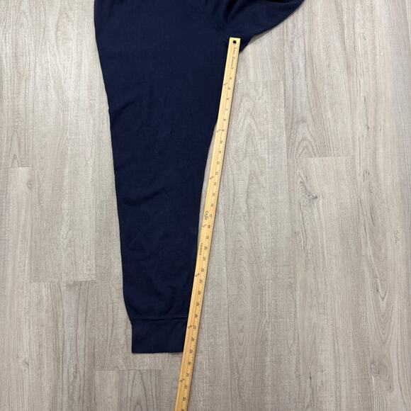 Polo Ralph Lauren Waffle Knit Lounge Pants Men's XL Navy Cotton Sleepwear Pony - Picture 8 of 9